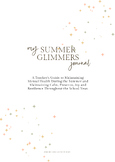 My Summer Glimmers Journal