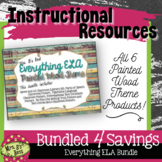 Bundled For Savings-All ELA Painted Wood Theme Posters