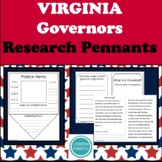 Virginia Governors Research Posters with Governor Information Booklet