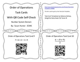 Order of Operations QR Code Self Check Task Cards