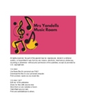 Music Letter of the Week Curriculum Map