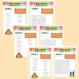 Calaverita song DÂ¨Âªa de los Muertos. Adapted to 3 levels. Word search/printables