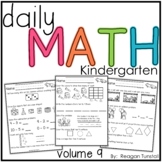 Daily Math Volume 9 Kindergarten