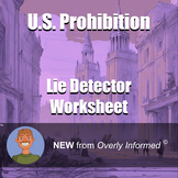 U.S. Prohibition Lie Detector Worksheet