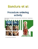 Bandura et al: AICE Psychology core study PROCEDURE ORDERING GAME!