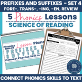 Prefixes and Suffixes Multisyllabic Words Small Group Phonics Intervention LETRS