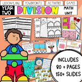 Division Math Unit | Year Two | Differentiated Lessons, Slide & Activities | Aus