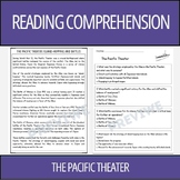 The Pacific Theater Reading Comprehension Passage and Questions (Grade 2-5)