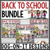 Welcome Back To School Letters Editable Slideshow Name Plates Melonheadz Bundle