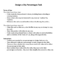 Percentages - Design a City