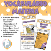 Materia Juego Yo tengo... QuiÂ¨Â¦n tiene para practicar el vocabulario