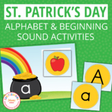 St. Patrick's Day Fun Literacy Centers Letters & Sounds Phonics Preschool PreK