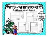 Winter Writing Papers - 5 designs
