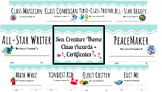 Class Awards and Certificates EDITABLE *Ocean/Sea Creature Theme* End Of Year