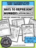 Word Form, Expanded Form, Expanded Notation Activities Pack