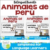 Animales de PerÂ¨Â² Bilingual Animal Reader Printable & Boom Cards with Audio