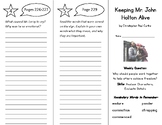 Keeping Mr. John Holton Alive Trifold - myView 5th Grade Unit 4 Week 1 (2020)