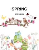 SPRING UNITS BUNDLE, 8 Unit Studies, Printable, Montessori, Homeschool Instant D