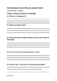 Tom Appleby Convict Boy Novel Study Comprehension Questions