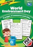 Quick themes Â¡Âª World Environment Day Â¡Âª Ages 6Â¨C9 digital unit