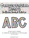 Conversation Heart Bulletin Board Letters | Valentine's Day