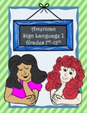 American Sign Language ASL 1 | Lesson 1 & 2 | Intro to ASL and Deaf Culture
