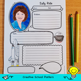 Sally Ride Famous scientist Women's History Month/ Research project