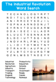 The Industrial Revolution - Word Search