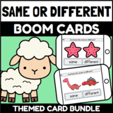 Same Or Different Boom Card? Bundle
