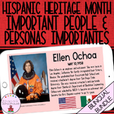 Hispanic Heritage Month Important People Bilingual Bundle