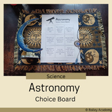 Astronomy Science Choice Board