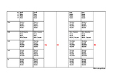 Russian Possessiv Pronouns Chart
