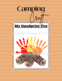 Camping-Themed Handprint Log Craft