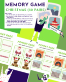 Memory card game - Christmas