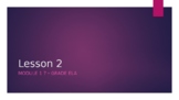 Wit and Wisdom Module 1 Lesson 2