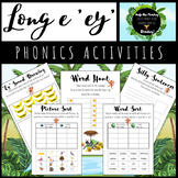Long e 'ey' Activities