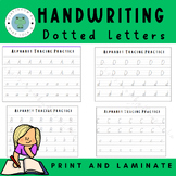 Handwriting Practice With Dotted Letters
