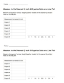 Measure to Nearest half inch & Create a Line Plot
