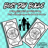 Best Dad Bucks | FatherÂ¡Â¯s Day Gift Activity | Parent Appreciation Gift