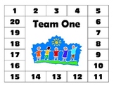 Re-usable Team Point Tally Sheets