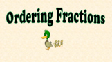 Math - Ordering Fractions PowerPoint Presentation