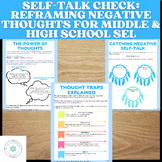 CBT Self-Talk Worksheets for Middle and High School