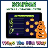 Boom Cards: Solfe?ge Niveau 3 (The?me Halloween)