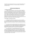 Creating a character with character analysis, activities and writing exercises