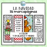 Christmas Bookmarks Spanish Navidad puntos de libro