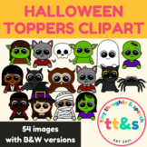 Halloween Toppers Clipart