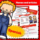 Articles and names in Spanish
