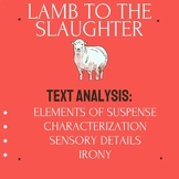 Lamb to the Slaughter Analysis: Suspense, Characters, Sensory Details, & Irony