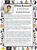 DILMA ROUSSEFF PACKET & ACTIVITIES, Important Historical Figures Series
