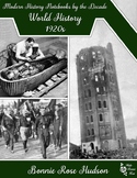 Modern History Notebooks by the Decade-World History: 1920s (+Easel Activity)